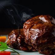 Contramuslo de pollo ahumado